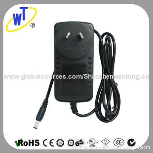 24W SAA Plug Universal AC/DC Adapters with NRTL/CB/GS/CE/FCC Certificates